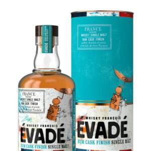 ÉVADÉ single malt rum cask finish whisky français 43%ÉVADÉ single malt rum cask finish whisky français 43%