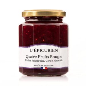 Confiture Quatre Fruits RougesL'ÉPICURIEN, confiture quatre fruits rouges