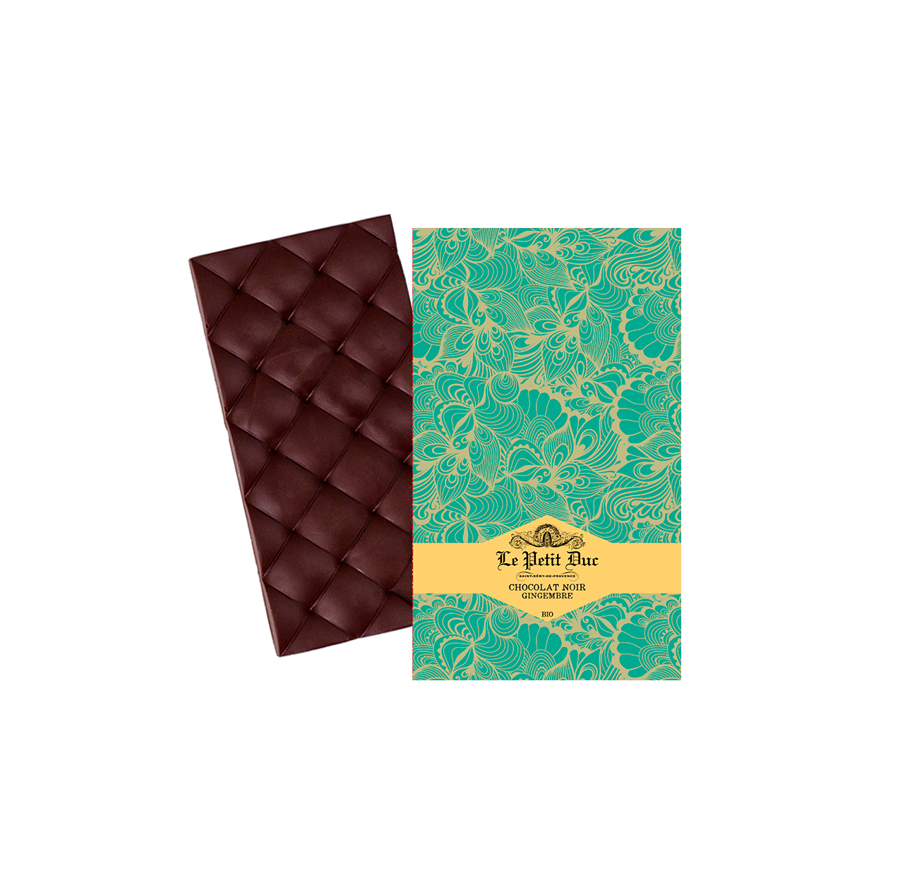 Le Petit Duc Tablette Chocolat noir 60% gingembre, Bio