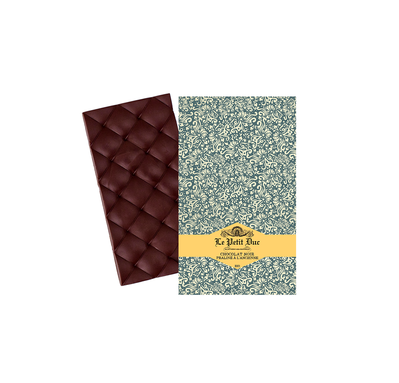 Le Petit Duc tablette chocolat noir praliné noisettes bio