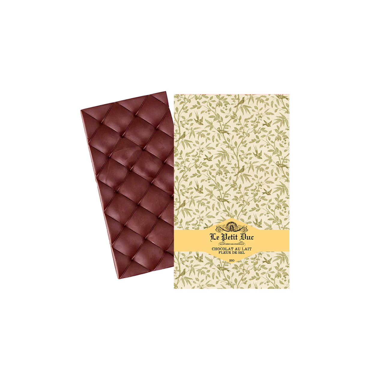 Le Petit Duc Tablette Chocolat au Lait 48% et fleur de sel, Bio