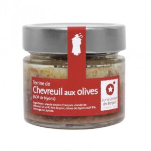 Terrine de Chevreuil aux OlivesSur le Sentier des Bergers, Terrine de chevreuil aux olives, 130g