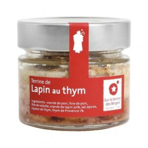 Terrine de Lapin au ThymSur les Sentiers des Bergers, terrine de lapin au thym 130g