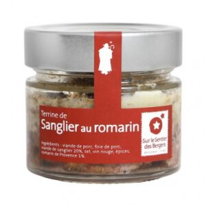 Terrine de Sanglier au RomarinSur le Sentier des Bergers, Terrine de sanglier au romarin, 130g