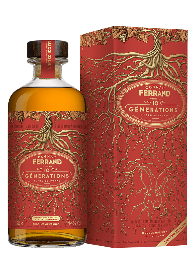 Cognac PIERRE FERRAND 10 Générations port cask 44%