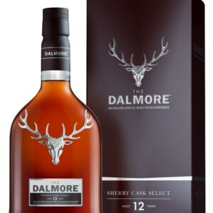 DALMORE 12 ans, Sherry Cask Select, single malt whisky 43%DALMORE, sherry cask select 43% whisky Ecosse