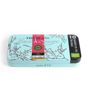 Fleur d'Oranger thé blanc Bio, boite de 10 sachetsFleur d'Oranger thé blanc Bio, boite de 10 sachets
