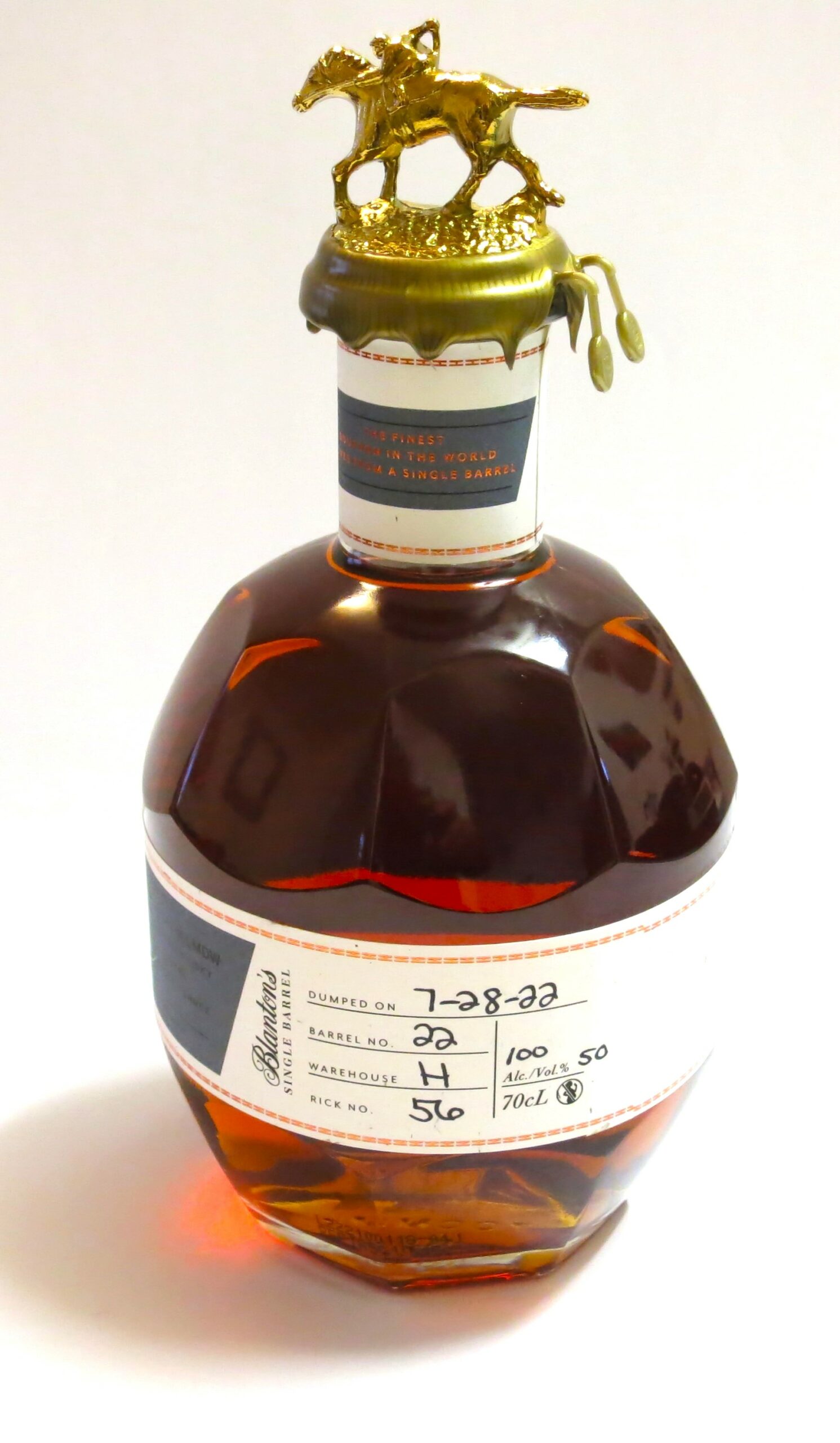 BLANTON'S Single Barrel #22, bourbon