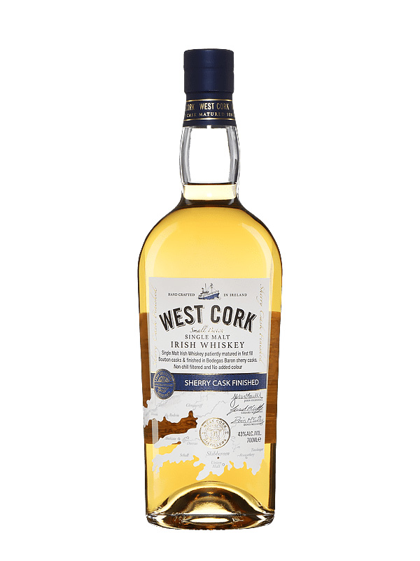 West Cork Sherry cask finished, single malt whisky Irlande