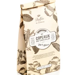 Copeaux de Chocolat Noir et BlancDOLFIN, Copeaux de chocolat noir et blanc, 200g