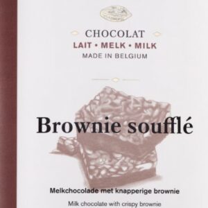 Tablette Chocolat au lait et Brownie souffléDOLFIN, Tablette Chocolat au lait et Brownie soufflé