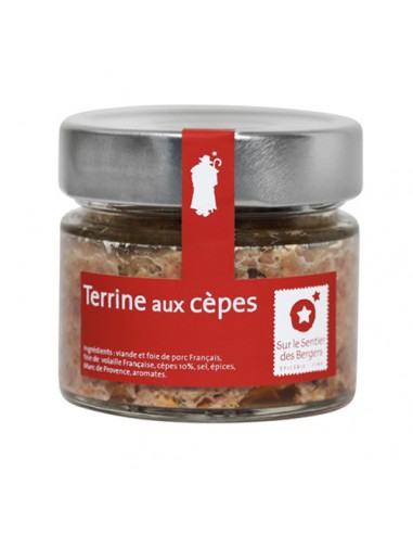 Sur les Sentiers des Bergers, Terrine aux cèpes, 130g