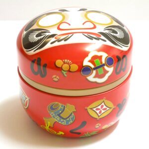 Boite à thé ronde Daruma (pour 60g)Boite à thé ronde Daruma (pour 60g)