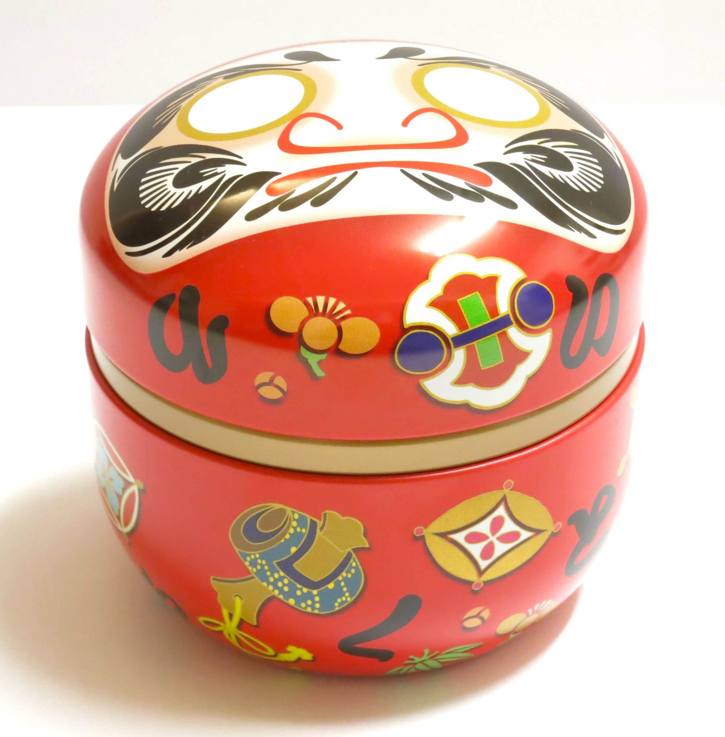Boite à thé ronde Daruma (pour 60g)