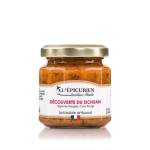 Découverte du Sichuan, Curry Rouge, tartinableL'ÉPICURIEN, Découverte du Sichuan, curry rouge, tartinable