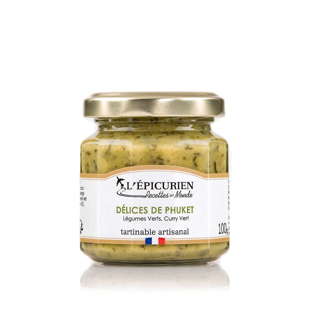 L'ÉPICURIEN, Délices de Phuket, légumes verts curry vert, tartinable