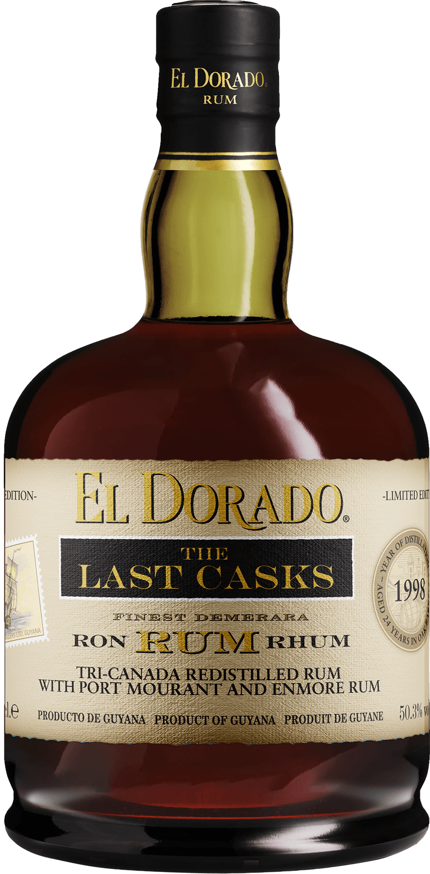 TRI CANADA Port Mourant and Enmore Rum 24 Years Old, 1998