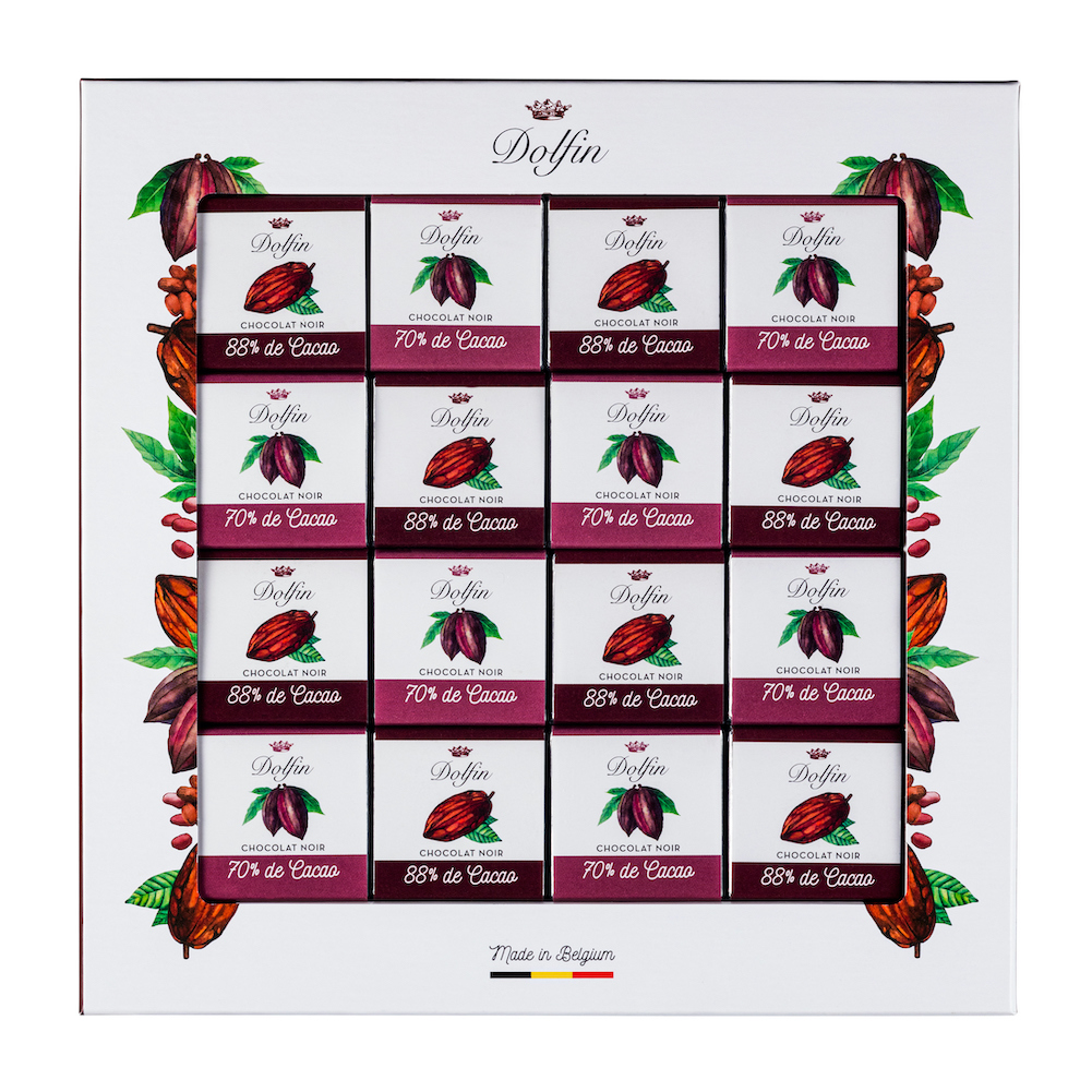 DOLFIN, Assortiment Napolitains "Ebène"