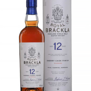 ROYAL BRACKLA 12 ans, Oloroso sherry cask finish, whisky 46%ROYAL BRACKLA 12 ans Oloroso Sherry cask finish 46%