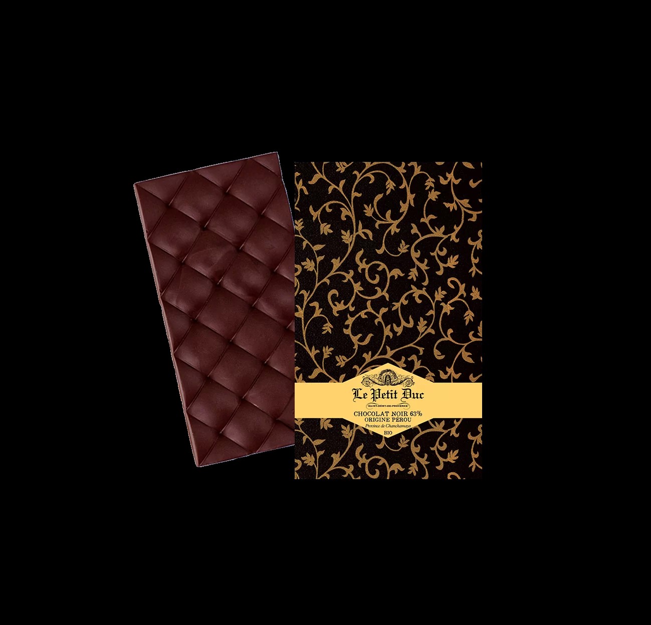 Tablette Chocolat noir 63% Bio, Pérou