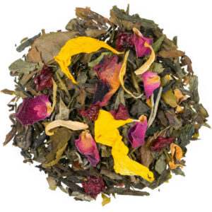 Abricot Jasmin, thé vertAbricot Jasmin, thé vert en vrac