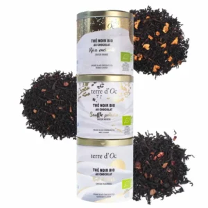 Coffret 3 thés noir Bio au ChocolatCoffret 3 thés noir Bio au Chocolat