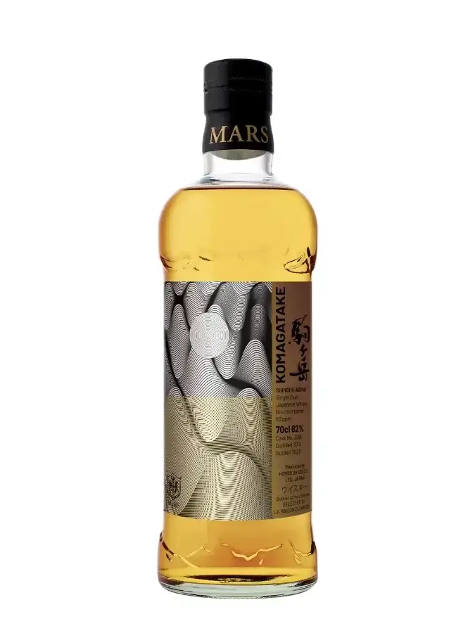 Mars 5 Ans Komagatake 3989 Shinshu Aging Bourbon Barrel 50ppm, single malt whisky 62%, Japon/ Honshu