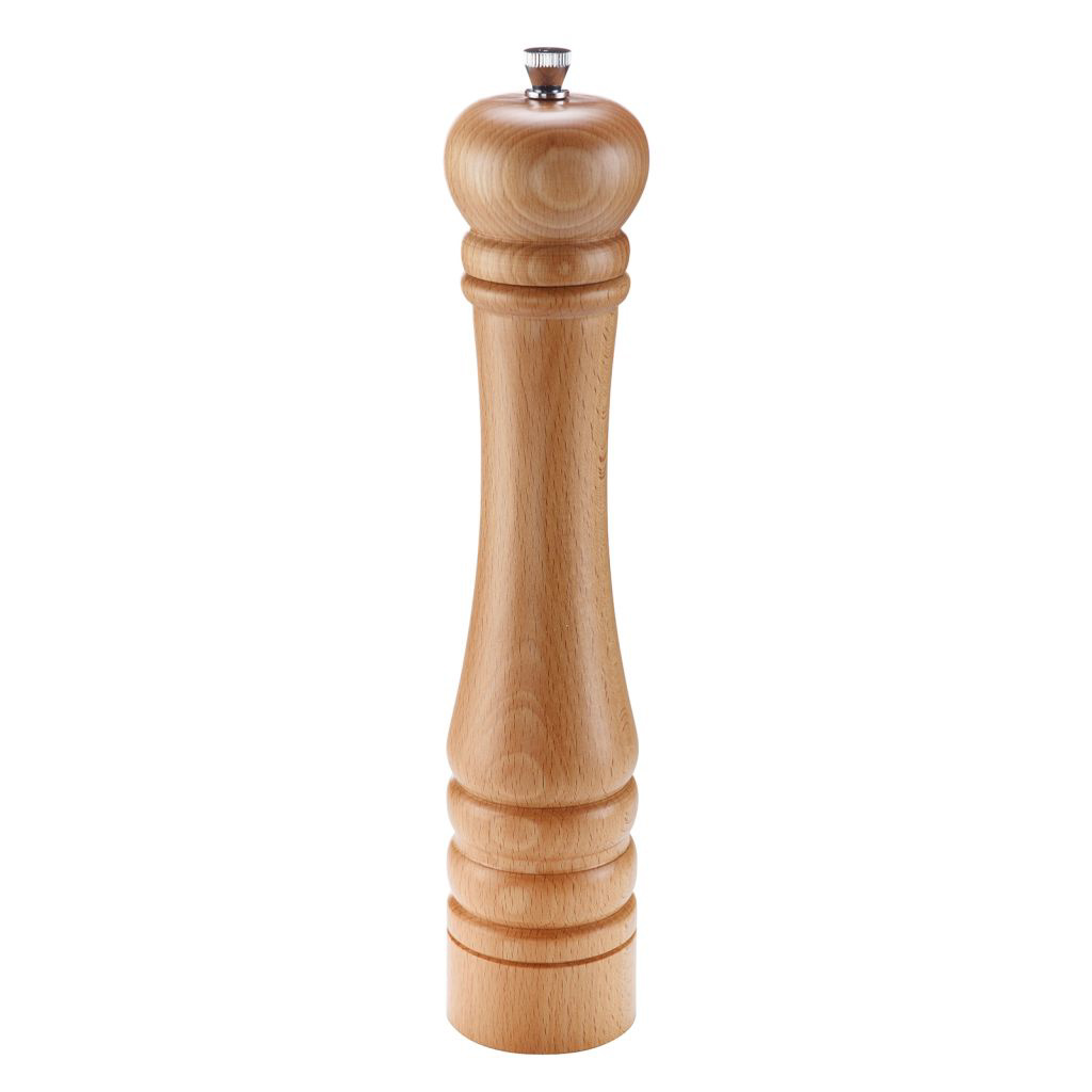 Moulin à poivre et sel bois clair, 28 cm