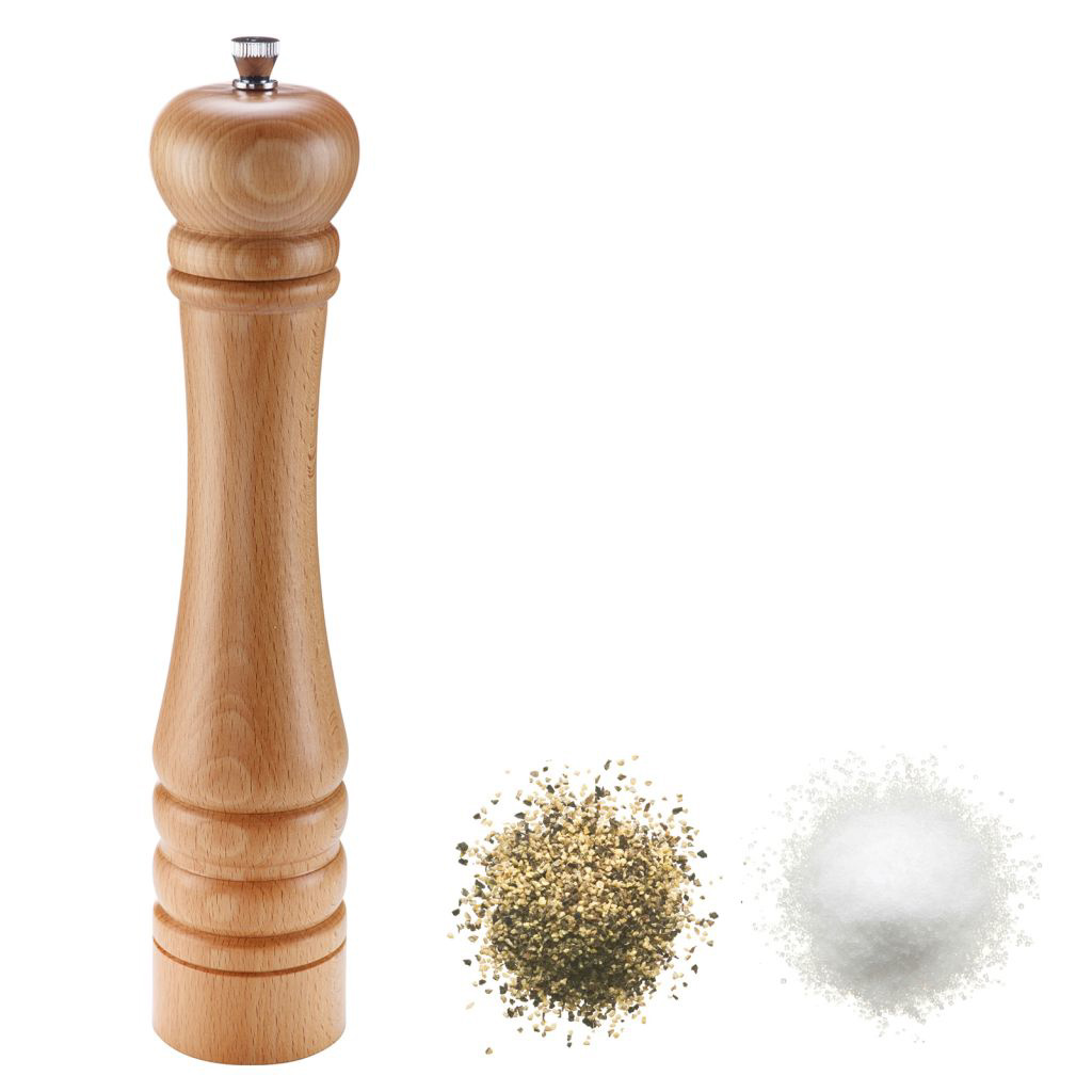 Moulin à poivre et sel bois clair, 28 cm – Image 3