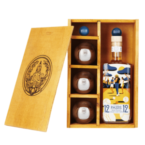PASTIS 12/12 Coffret PétanqueCoffret pastis artisanal 12/12 édition pétanque