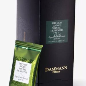 Menthe thé vert Bio, boîte 24 sachetsDAMMANN, Menthe thé vert Bio, boîte 24 sachets
