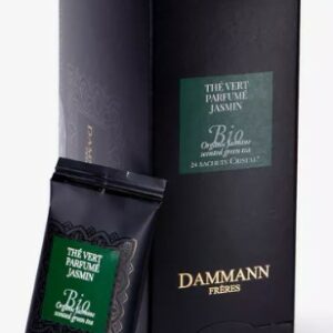 Jasmin thé vert Bio, boite 24 sachetsDAMMANN, Jasmin thé vert Bio, boite 24 sachets