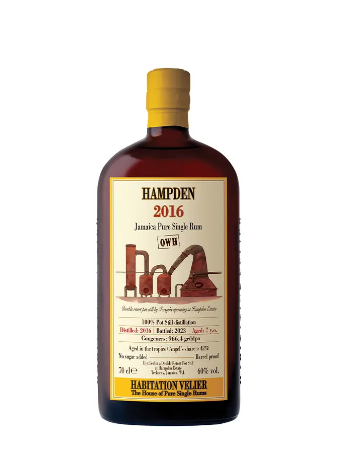 HAMPDEN 7ans 2016 OWH Habitation Velier Rhum 60%
