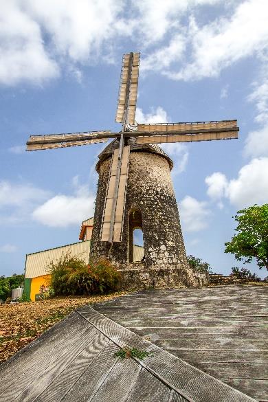 Rhum Habitation Bellevue - le moulin