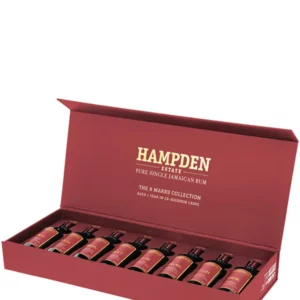 HAMPDEN Coffret 8 marks Collection 1an, Rhum 52%HAMPDEN Coffret 8 marks Collection 1an, Rhum 52%