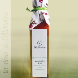 Sirop Jardinière d'Ici, 250mlL'ALCHIMISTE, sirop Jardinière d'Ici 250ml