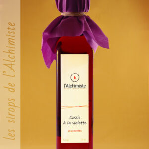 Sirop Cassis à la Violette 250mlL'ALCHIMISTE, Sirop cassis à la violette