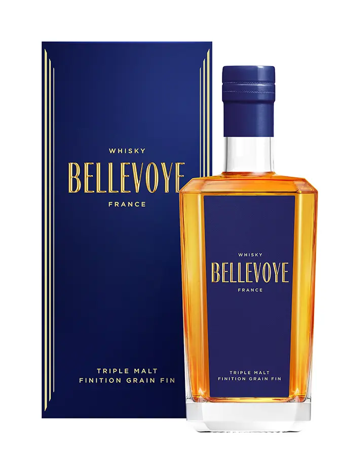 BELLEVOYE Bleu whisky triple malt finition grain fin