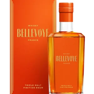 BELLEVOYE Orange, finition rhum, whisky 40%, FranceBELLEVOYE orange, triple malt finition rhum