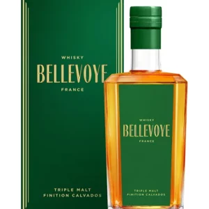 BELLEVOYE Vert, finition Calvados, whisky 43%, FranceBELLEVOYE Vert, whisky triple malt finition calvados