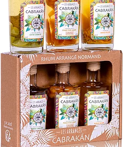 CABRAKAN Coffret Fraise Menthe-Noisette, rhums arrangésCABRAKAN Coffret Fraise-Menthe-Noisette, 3x20cl, rhums arrangés