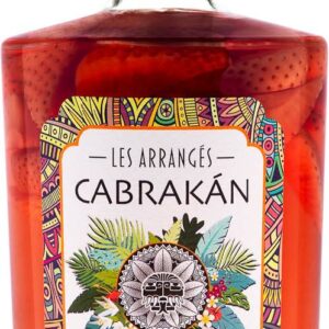 CABRAKAN Fraise-Basilic-Citron vert, rhum arrangé 32%CABRAKAN fraise basilic citron vert rhum arrangé 70cl