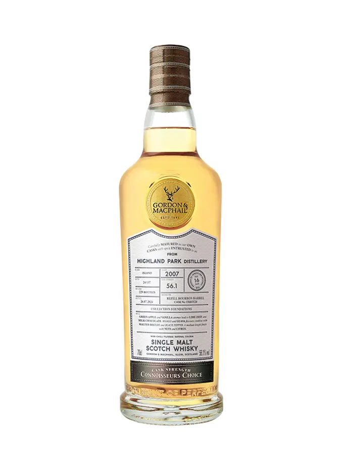 HIGHLAND PARK 16 ans 2007, single malt whisky 56,1%