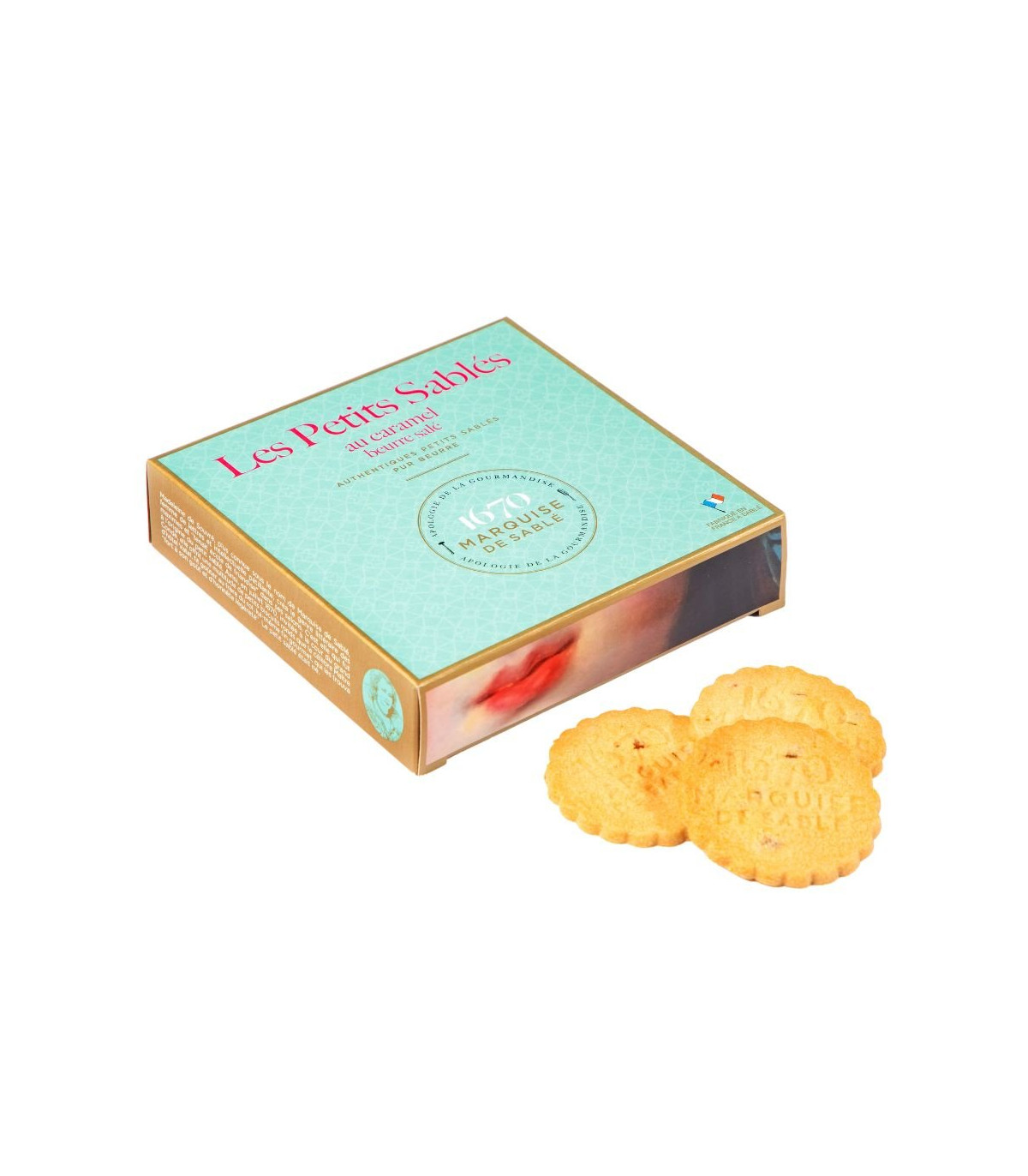 La Sablésienne, Biscuits salés aux pépites de caramel beurre salé, étui 100g