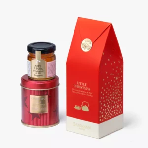 LOVELY HOLIDAYS, Pochette 1 rooibos + 1 geléecoffet little holidays rooibos = gelée Dammann