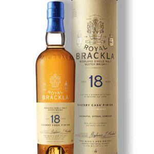 ROYAL BRACKLA 18 ans, Palo Cortado, sherry cask whisky 46%Royal Brackla single malt finition Palo Cortado