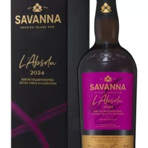 SAVANNA, l'Absolu FR24, rhum 55,5%Savanna l'absolu 2024 rhum de la Réunion