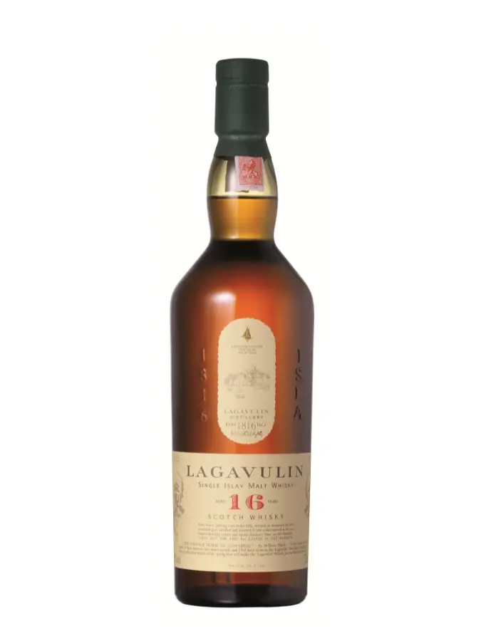Lagavulin 16 ans, single malt whisky tourbé
