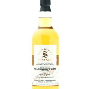 MILTONDUFF 8 ans 2015 100 proof, single malt 57,1%Miltonduff 8 ans 2015, 100 proof single malt whisky 57,1%