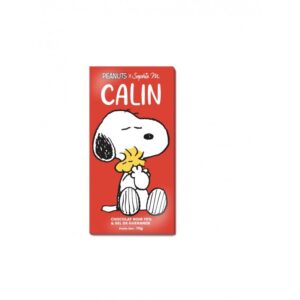 Snoopy Tablette chocolat Noir 70%, Sel de GuérandePeanuts Calin, tablette chocolat noir 70% sel de Guérande, 70g